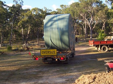 OH Water Tank arrive